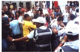 [Festa de Comemoração do 1o. de Maio, no Anhangabau (São Paulo-SP, 1 mai. 2001).?] / Crédito: Aut...