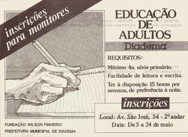 Educação de Adultos Diadema  (Diadema (SP), 5-24/05/0000).