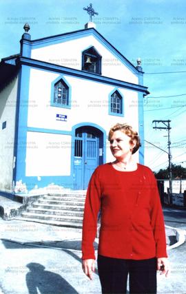 Retrato de Marisa Letícia Lula da Silva em pontos turísticos da cidade (São Bernardo do Campo- SP, data desconhecida). / Crédito: Autoria desconhecida