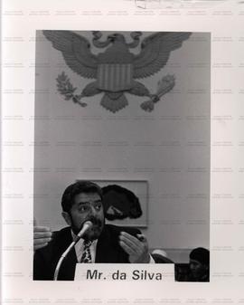 Visita de Lula ao Congresso dos Estados Unidos da América (EUA) (Estados Unidos da América (EUA), mai. 1994). / Crédito: Rick Reinhard