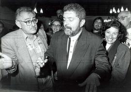 Comício da candidatura “Lula Presidente” (PT) nas eleições de 1994 (Blumenau-SC,23 jul. 1994). / Crédito: Autoria desconhecida