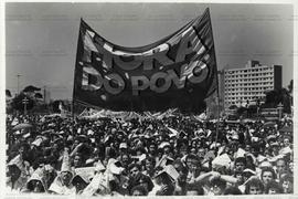 Greve dos metalúrgicos do ABC (São Bernardo do Campo-SP, 1980)?]. / Crédito: Ennio Brauns Filho/Jornacoop.