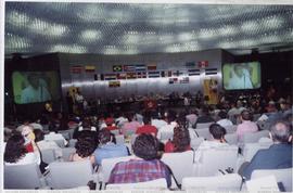 Comemoração dos 21 anos do PT realizado no Memorial da América Latina - “PT 21 Anos” (São Paulo-SP, 2001). / Crédito: Autoria desconhecida