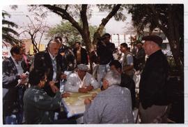 Visita de José Genoino (PT) a cidade não identificada nas eleições de 2002 (Local desconhecido, 2002) / Crédito: Cesar Hideiti Ogata