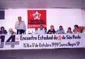 Encontro Estadual do PT-SP, 14º (Serra Negra-SP, 15-17 out. 1999) – 14º EEPT-SP / Crédito: Autori...