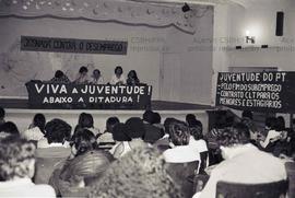 Ato da Jornada “Contra o Desemprego”, promovido pela juventude do PT (Local desconhecido, data desconhecida). Crédito: Vera Jursys