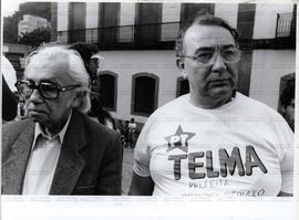 Atividade promovida pela candidatura Telma de Souza Prefeita (PT) nas eleições de 1989 (Santos-SP, 1988). / Crédito: Roberto Parizotti
