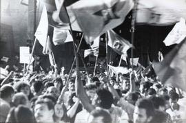 Campanha Luiza Erundina prefeita nas eleições de 1988 (São Paulo-SP, nov. 1988). / Crédito: Rober...