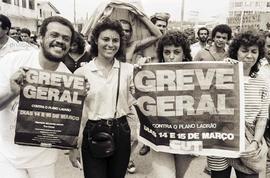 Greve Geral no ABC (Local desconhecido, 14-15 mar. 1989). Crédito: Vera Jursys