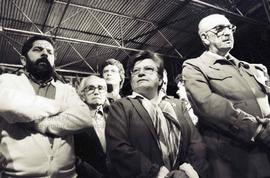 Comício de lançamento da candidatura “Lula Presidente” (PT) nas eleições de 1989 (São Bernardo do Campo-SP, 1989). Crédito: Vera Jursys