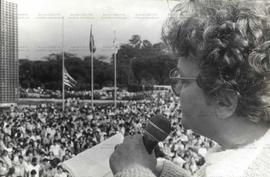 Retratos da candidatura Luiza Erundina Prefeita nas eleições de 1988 (São Paulo-SP, 1988) . / Crédito: Roberto Parizotti