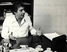 Entrevista de Mário Covas ao jornal Em Tempo (São Paulo-SP, jan. 1979). / Crédito: Ennio Brauns F...