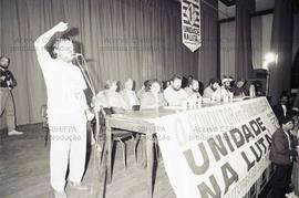 Plenária da Chapa 1 do Sindicato dos Condutores de Veículos Rodoviários de São Paulo ([São Paulo-SP?], 16 ago. 1991). Crédito: Vera Jursys
