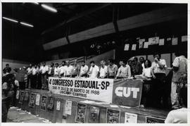 Congresso Estadual da CUT São Paulo, 4o. (Campinas-SP, 19 a 21 ago. 1988). / Crédito: Anselmo Piccardi