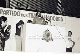 Encontro Nacional do PT, 1º (São Paulo-SP, 1981). Crédito: Vera Jursys