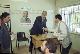 Reunião da Comissão dos bancários do Banespa com a candidatura “Rossi governador” (PDT) ([São Pau...