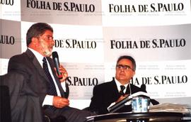 Encontro da candidatura “Lula Presidente” (PT) com jornalista, promovido pela Folha de São Paulo ...