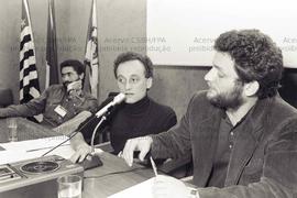 Seminário sobre saúde, realizado pelo Sindicato dos Metalúrgicos de Campinas (Campinas-SP, 21 jul. 1990). Crédito: Vera Jursys