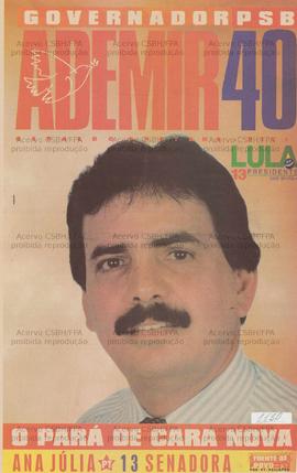 Governador Ademir 40: Geraldo Pestana Vice [2]. (1998, Pará (Estado)).