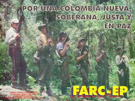 Por una Colombia nueva, soberana, justa y em paz (Colômbia, Data desconhecida).