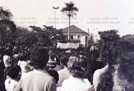 Comício de candidaturas do PT nas eleições de 1986 (São Caetano do Sul-SP, 14 out. 1986). Crédito...