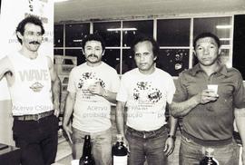 Festa de lançamento Chapa 3 ao Sindicato dos Metalúrgicos de São Paulo (São Paulo-SP, mai. 1987)....