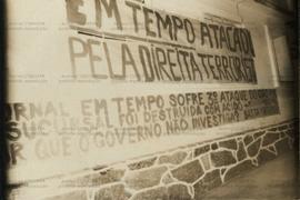 [Terceiro atentado terrorista da direita contra a sucursal do jornal Em Tempo (Belo Horizonte-MG, 8 jul. 1979).] / Crédito: Autoria desconhecida/Em Tempo – Sucursal MG.