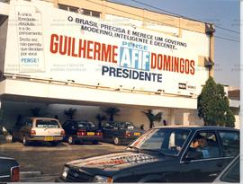 Propaganda política irregular da candidatura “Afif Presidente” (PL) nas eleições de 1989 (São Paulo-SP, 1989). / Crédito: Autoria desconhecida