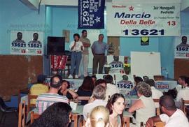 Atividade cultural realizada pela candidatura “Marcio Della Bella Verador” (PT) nas eleições (Loc...