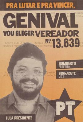 Genival: vou eleger Vereador . (Data desconhecida, Local desconhecido).
