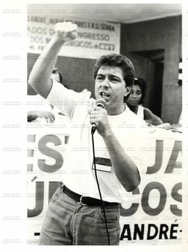 Congresso Estadual dos Metalúrgicos da CUT-SP, 2º (Santo André-SP, 14 a 16 fev. 1992). / Crédito:...