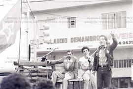 Comício de candidaturas do PT nas eleições de 1986 (São Caetano do Sul-SP, 14 out. 1986). Crédito: Vera Jursys