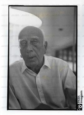 Retrato de Ulysses Guimarães ([Brasília-DF?], 28 out. 1991 a 17 set. 1992). / Crédito: Jorge Araú...