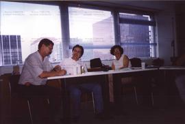 Reunião realizada na sede do PT em Brasília (Brasília-DF, Data desconhecida). / Crédito: Autoria desconhecida