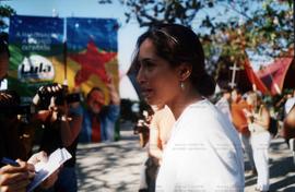 Ato de apoio dos artistas à candidatura &quot;Lula Presidente&quot; (PT) nas eleições de 2002 (Rio de Janeiro-RJ, 2002) / Crédito: Autoria desconhecida