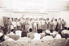 Congresso da CUT Regional Grande São Paulo, 4º (São Paulo-SP, 30 nov. 1987). Crédito: Vera Jursys