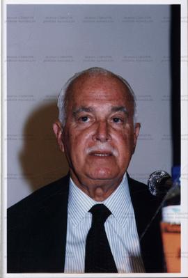 Retrato de Antônio Carlos Magalhães no evento – Evento não identificado do [Instituto Cidadania e da Faculdade Trevisan] (São Paulo-SP, 1999). / Crédito: Roberto Parizotti