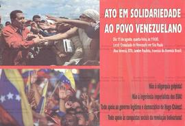 Ato em Solidariedade ao povo venezuelano  (São Paulo (SP), 11/08/0000).