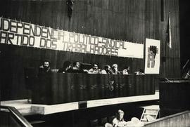 Pré-Convenção Estadual do PT-RS na Assembleia Legislativa do Rio Grande do Sul (Porto Alegre-RS, 18 jul. 1981). / Crédito: Autoria desconhecida.