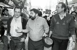 Ato da candidatura “Lula Presidente” (PT) nas eleições de 1989 (Santo André-SP, 13 jul. 1989). / Crédito: Cibele Aragão