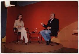 Entrevista concedida por Genoino (PT) a programa de televisão não identificado nas eleições de 2002 (Local desconhecido, 2002) / Crédito: Cesar Hideiti Ogata