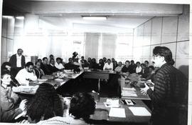 [Reunião de coordenadores?] da campanha Lula presidente, no comitê nacional, nas eleições de 1994...