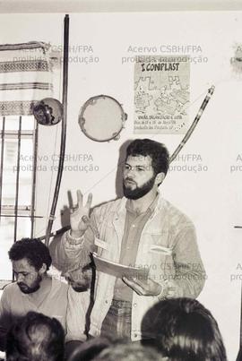 Assembleia Sindicato dos Trabalhadores nas Indústrias de Frios, Carnes e Derivados de São Paulo (São Paulo-SP, [1988?]). Crédito: Vera Jursys