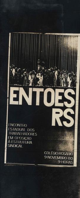 Encontro Estadual dos Trabalhadores em Oposição à Estrutura Sindical no Colégio Rosário (Porto Alegre-RS, 9 nov. 1980). / Crédito: Autoria desconhecida.