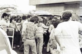 Greve dos metalúrgicos da Scopus (São Paulo-SP, jan./fev. 1987). Crédito: Vera Jursys