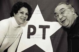 Reunião do PT com artistas [nas eleições de 1994?] (Local desconhecido, [1994?]). Crédito: Vera J...