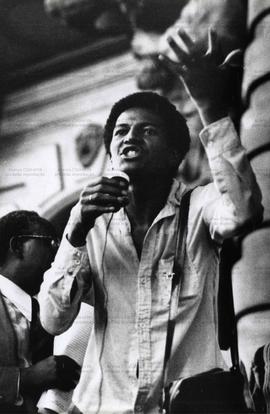 Atividades do Movimento Negro Unificado/MNU (São Paulo-SP, década de 1970) / Crédito: Jesus Carlos.