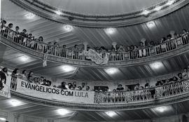 Comício da campanha presidencial de 1989, realizado no Teatro do Parque (Recife-PE, 1989).  / Cré...