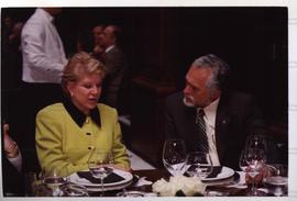 Almoço com presenças de José Genoino (PT) e Marta Suplicy nas eleições de 2002 (São Paulo-SP, 200...