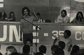 Congresso da UNE, 35o (São Bernardo do Campo-SP, [1983?]). / Crédito: Lau Polinesio.